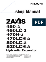 Hitachi Hydraulic Excavator Service Manual