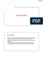 Lecture 13 - Secure Shell