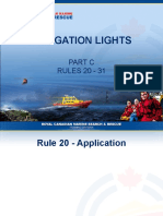 Navigation Lights: Part C RULES 20 - 31