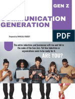 GEN Z - The Communication Generation 