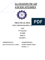 Tecnia Institute of Advanced Studies: Practical File