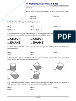 KSF 2019 Junior Math Problems Title