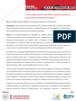  Mundos findos e Fins de mundos acionados pelo COVID-19 práticas inventivas de escrita para descolonizar políticas de pesquisa