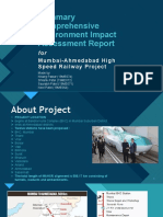 Summary Comprehensive Environment Impact Assessment Report (Volume-I: Main Report) For Mumbai-Ahmedabad High Speed Railway Project