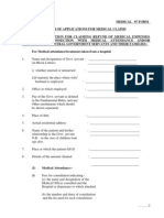 Medical Claim Form