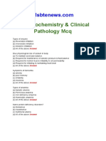Biochemistry and Clinical Pathology D Pharmacy MCQ PDF