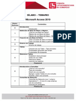 Sílabo - Temario Access