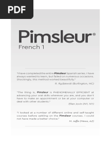 Pimsleur French 1