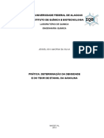 Relatório 04 - Densidade e Teor de Etanol - J Isvi