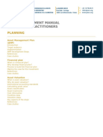 Asset Management Manual A Guide For Practitioners: Planning