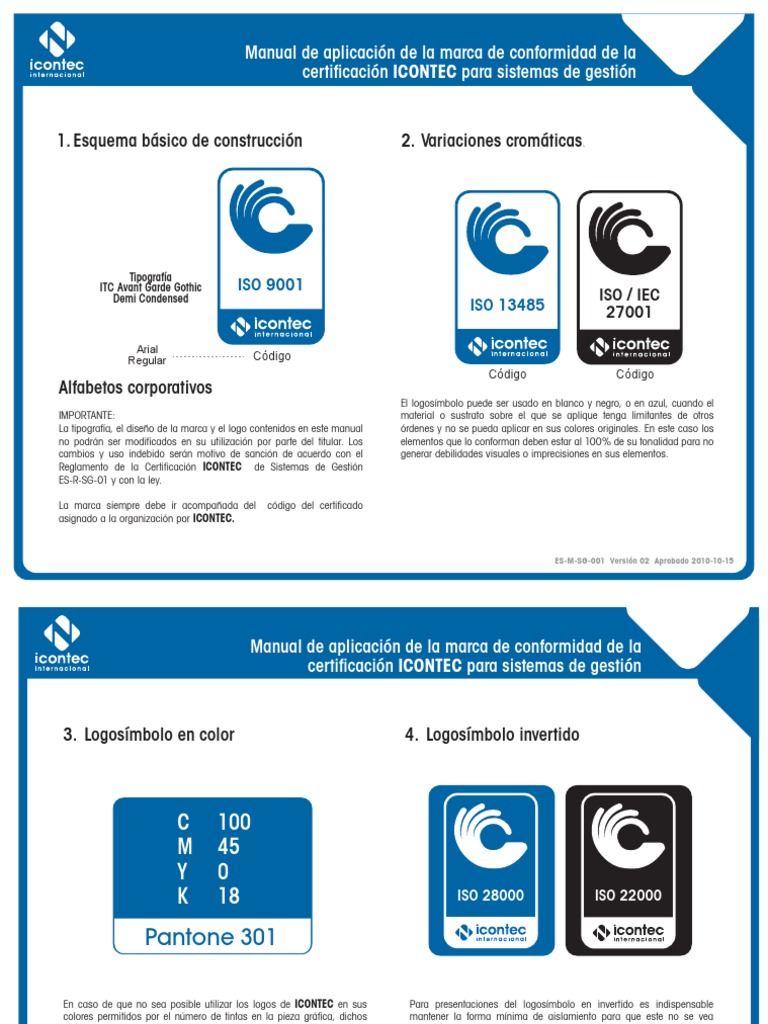 Manual de Uso del Logo ICONTEC | PDF | Color | Business