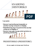 Panahong Prehistoriko