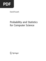 David Forsyth - Probability and Statistics For Computer Science (2018, Springer)