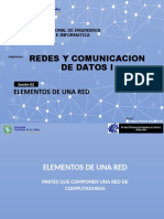 Sesión 02 - REDES I - Elementos de una Red