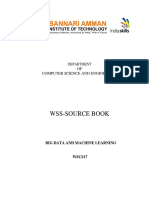 Wss-Source Book: Department OF Computer Science and Engineering