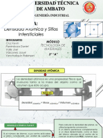 Densidad Atómica y Sitios Intersticiales-GRUPO 4