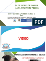 Jardincito Alegre capacitación autoestima comunicación asertividad