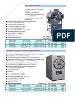 Horizontal Cylindrical Pressure Steam Sterilizer: WS-400YDC WS-280YDC WS-200YDC WS-150YDC