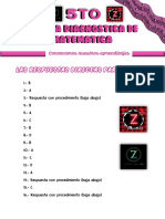 Prueba Diagnostica de Matematica