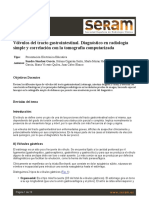 Vólvulos GI: Radiografía esencial para diagnóstico precoz