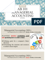 Ab 101 Managerial Accounting