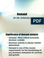 Demand: by Dr. Gitanjali