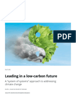 Leading in A Low-Carbon Future: A "System of Systems" Approach To Addressing Climate Change