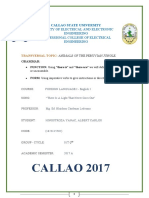 CALLAO 2017: Faculty of Electrical and Electronic Engineering Professional College of Electrical Engineering