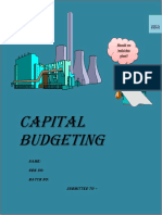 Capital Budgeting