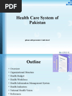 Health Care System in Pakistan