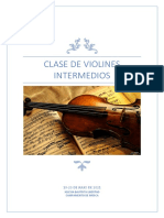 Clase de Violines Intermedios