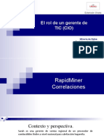 Correlaciones - RapidMiner