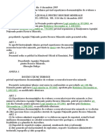 Ordin ANRM 174 din 2005 (expertizare documentații de evaluare)