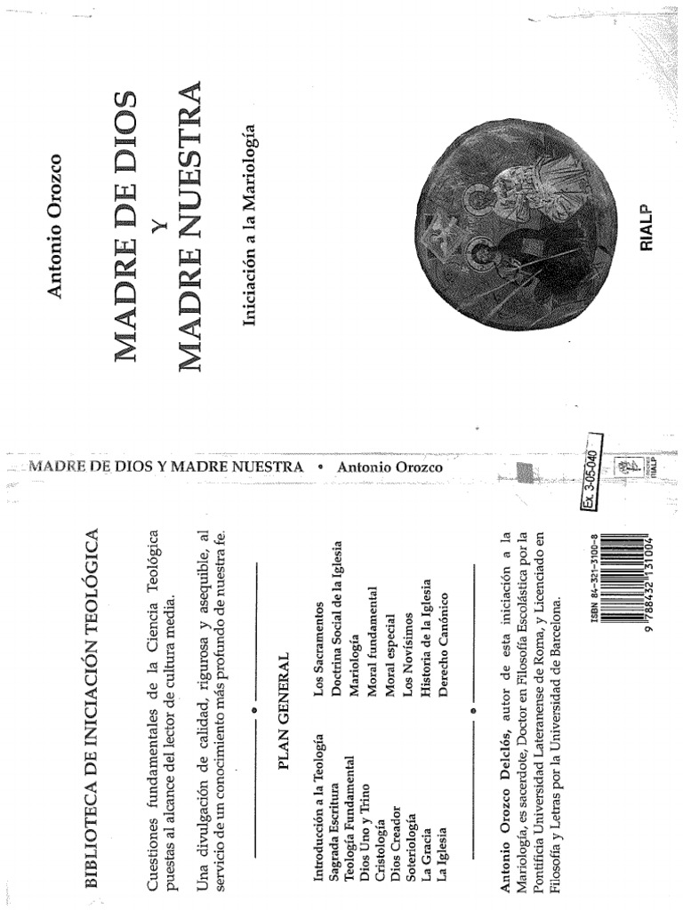 Madre de Dios y Madre Nuestra Por Antonio Orozco | PDF