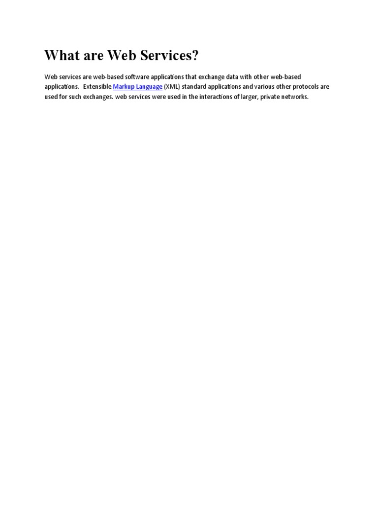 Understanding Web Services Basics | PDF