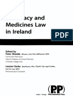 Pharmacy and Medicines Law in Ireland: Edited Peter Weedle