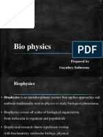 Bio Physics: Prepared by Gayathry Satheesan