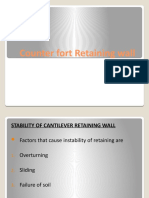 Counter Fort Retaining Wall: Safna Am