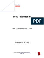 Los 3 Federalismos