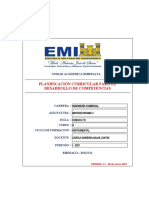 Semestre III. Plan de Trabajo.MICROECONOMIA II