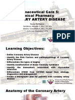 Pharmaceutical Care 5: Clinical Pharmacy Coronary Artery Disease