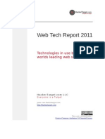 Web Tech Report 2011: Technologies in Use by The Worlds Leading Web Sites