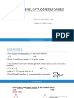 Academic 8 Exercise Solution