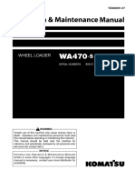 Manual de Operacion Y Mantenimiento Cargador Komatsu WA470-5