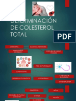 Determinación de Colesterol Total