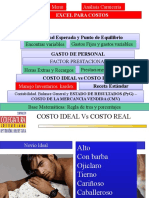 COSTOS 5a Parte (Costo Ideal Vs Costo Real)