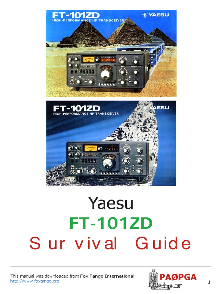 Yaesu FT - 101ZD Survival Guide | PDF | Amplifier | Vacuum Tube