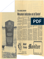 Memorial Dedication - Swift County Monitor - Sept. 22, 1978