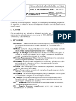 PRC-SST-029 Procedimiento para Encofrado y Desencofrado de Pantallas, Columnas y Vigas