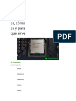 CPU: Qué Es, Cómo Es y para Qué Sirve: Sin Comentarios